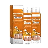 Bienengift Nagel-Reparatur Spray, Bienengift Spray, Nagelwachstums- Und Reparaturserum, Mit Schnell Einziehender Formel Und Hydratisierung, Für Finger Und Zehen(2 Stück)