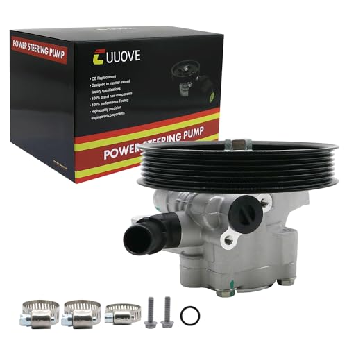 Image of 21-5442 Power Steering Pump with Pulley Fits for 2005-2008 Honda Pilot 3.5, 2005-2010 Honda Odyssey 3.5, 2003-2006 Acura MDX 3.5, 2007-2013 Acura MDX 3.7, Replace 56110-RGL-A03 56110-PVJ-A01