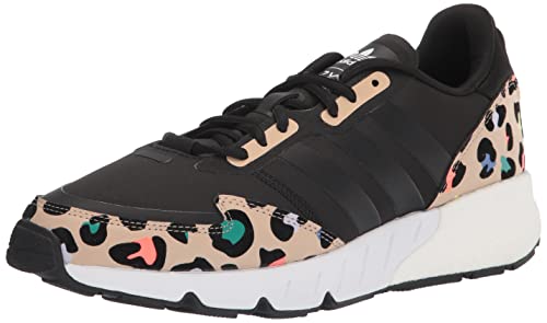 adidas Originals Women's ZX 1K Boost, Black/Black/St Pale Nude, 7.5