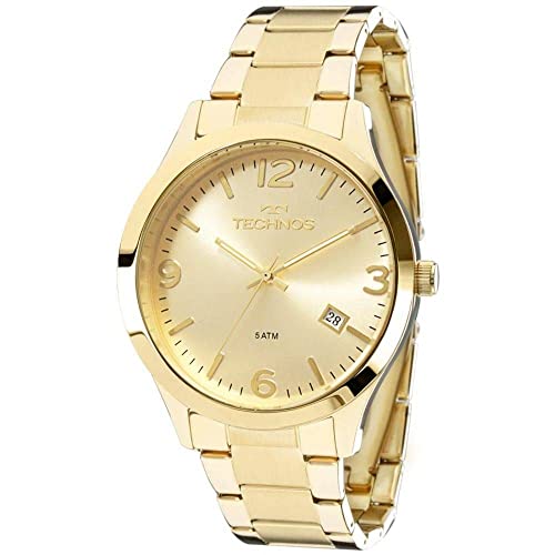 Relógio Technos, Pulseira de Aço, Feminino, Dourado