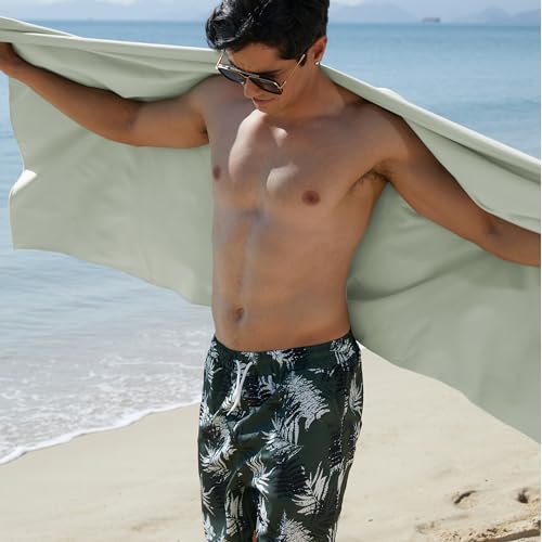 Rainleaf Microfiber Towel Perfect Travel & Gym & Camping Towel. Quick Dry - Super Absorbent - Ultra Compact - Lightweight. Suitable for Trip, Beach, Shower, Backpacking, Pool