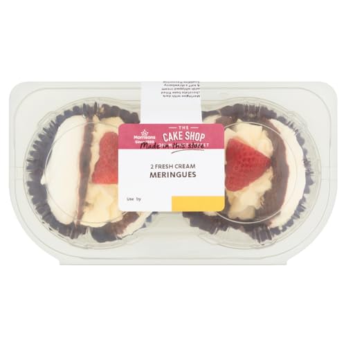 Morrisons Cake Shop Fresh Cream Meringues 2 Pack