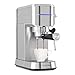 Klarstein Futura - cafetera, cafetera automática con tamizador de café, cafetera con molinillo incorporado, 1450 W, 20 bares, calidad barista, Thermo-Block, doble salida, espumadera de leche, plateado
