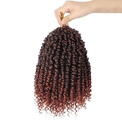 Pre-twisted Passion Twist Crochet Hair 10 Inch 8 Pack Crochet Passion Twist