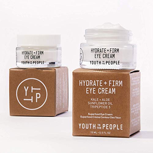 Youth To The People Superfood Peptide Eye Cream - Brightening Eye Day Cream - Moisturizing Eye Cream With Cold Pressed Extracts + Vitamins C And E - Daily Hydrating Cream For Dark Circles (0.5Oz) #TOP1
