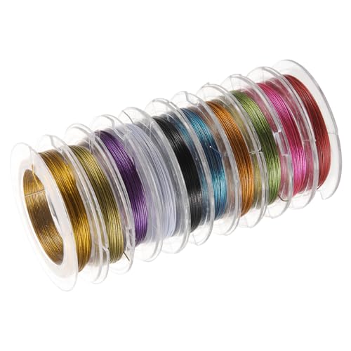 Alambre de acero para joyería fina y diseño de anillos con cuentas metálicas