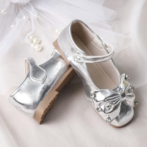 Girls Mary Jane Leather Shoes Fashion Soft Bottom Non-Slip Performance Princess Ballet Flat Shoes4