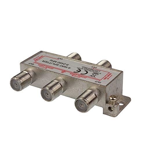 Sat-Verteiler 4-fach S/Conn für Satelliten- und BK-Anlagen