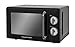 Price comparison product image Russell Hobbs RHRETMM705B 17 L 700 W Black Compact Retro Solo Manual Microwave with 5 Power Levels, Timer, Defrost Setting, Easy Clean