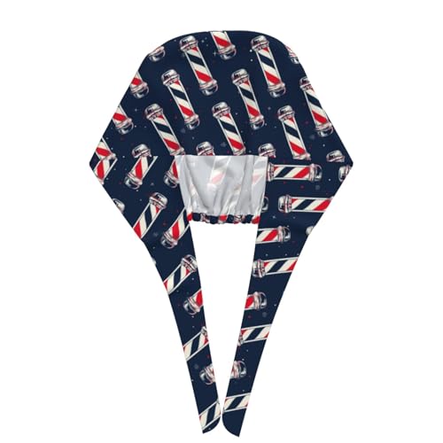 Image of Working Cap Scrub Cap with Sweatband Adjustable Unisex Women Tie Back Hat Nurse Surgical Caps