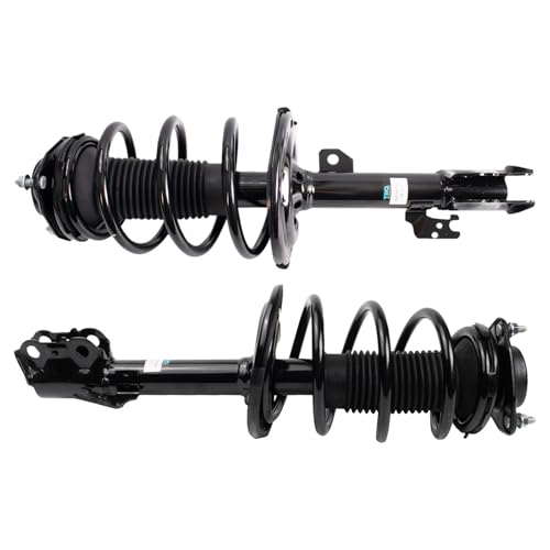 Image of TRQ Front Strut & Coil Spring Assembly Set Driver & Passenger Sides Compatible with 15-20 Toyota Sienna | For 2015-20 Toyota Sienna All Wheel Drive