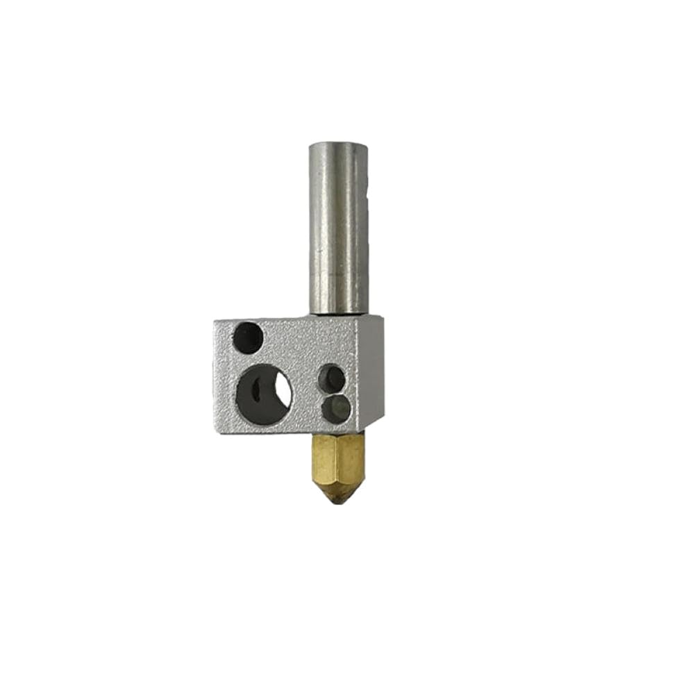Kit hotend estrusore 3PCS 4in1 con ugello in ottone da 0,4 mm, blocco di calore, tubo in metallo, compatibile con la stampante FLSUN Q5