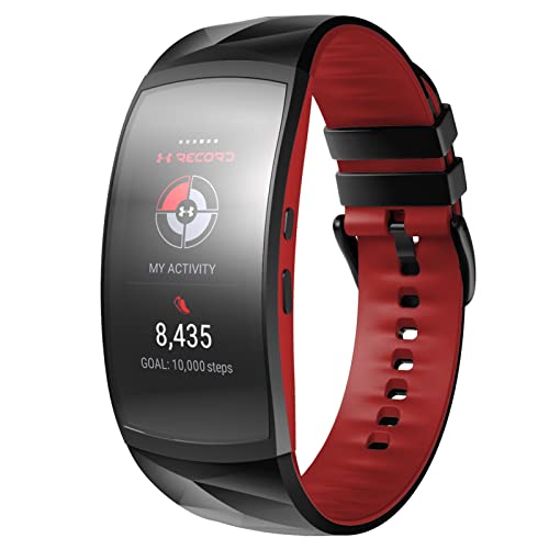 Correa antiirritación Gear Fit 2 Pro silicona suave ajustable para sudor repuesto SM-R360 5