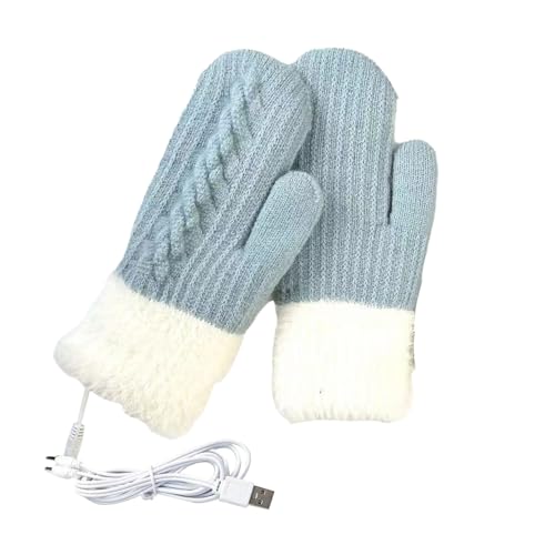 Guantes calefactados de invierno con USB para combatir las manos frías en el exterior