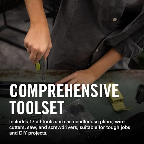 Image of LEATHERMAN, Rebar Multitool with Premium Replaceable Wire Cutters and Saw, Heathered Cranberry