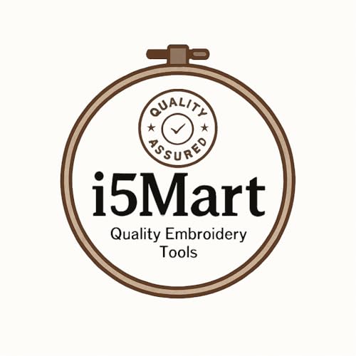 Image of i5Mart 18 Inch Wooden Aari Work Frame (Round) - Premium 3-Ply Maggam & Zardosi Embroidery Hoop - Adjustable Plastic Tension Screw - Perfect for Blouse Necklines, Bridal Projects, Hand Embroidery & Craft. (Value Duo Pack (18 Inch x 2))