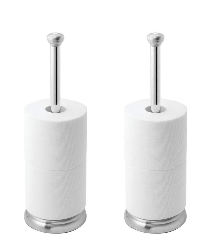 Buy iDesign York Metal Free Standing Toilet Paper Tissue Holder, Roll