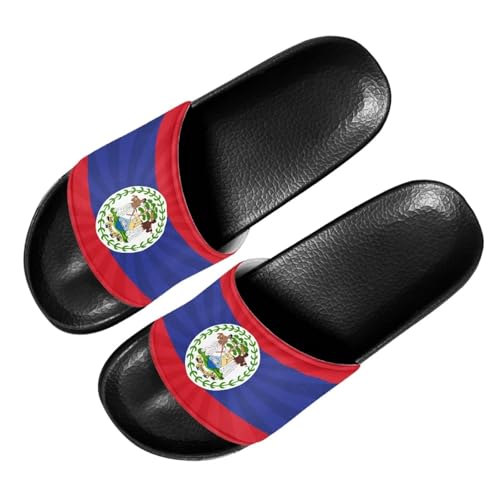 Doojoayie Flag Pattern Summer Slippers for Women Outdoor Open Toe Slide Sandals2