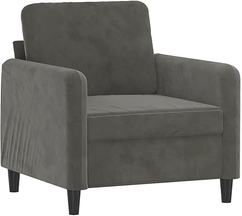 Miniatura 2 de Silla de sofá individual de terciopelo, silla de sala de estar, silla de dormitorio, silla de café, silla de recepción, silla de club de lectura