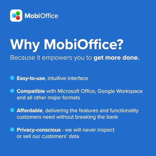 image for MobiSystems MobiOffice Lifetime 4-in-1 Productivity Suite for Windows 