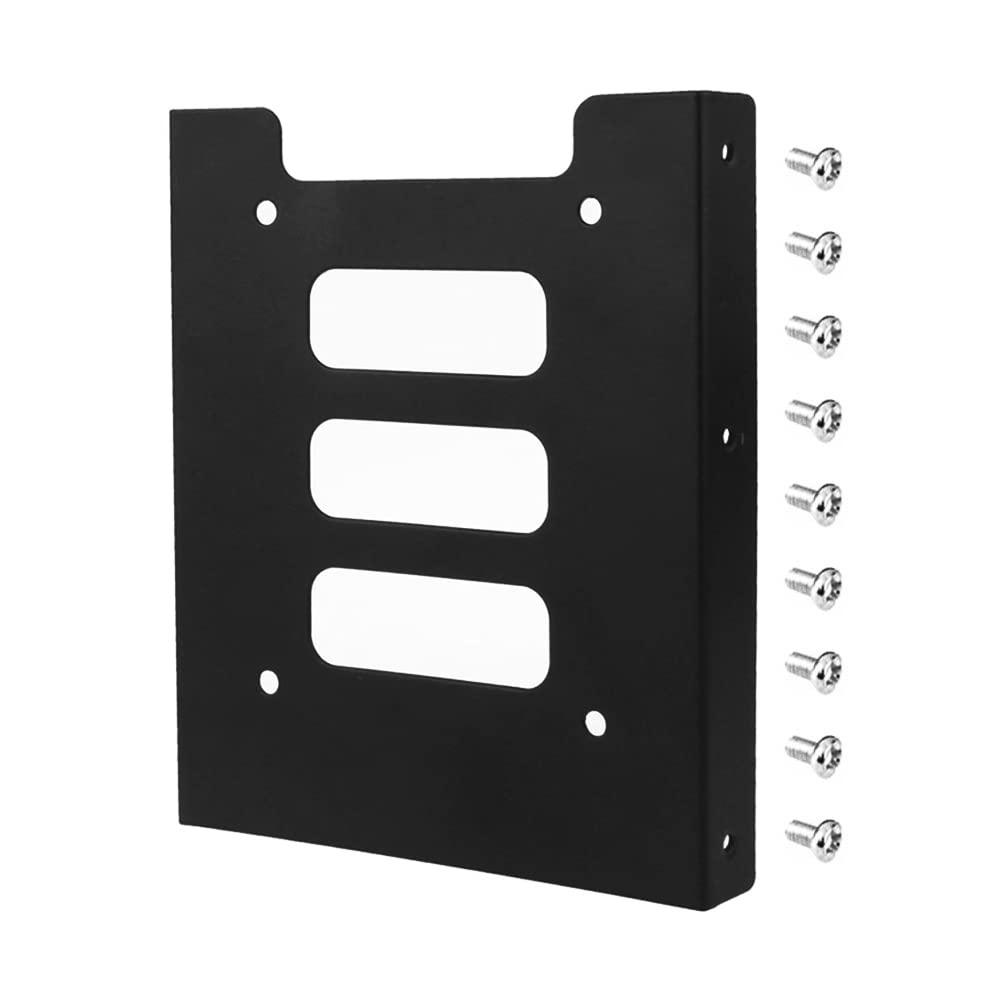 8Pcs 2.5 "a 3.5" SSD HDD Hard Disk Drive Bays Holder Metallo Staffa di Montaggio Adattatore con Viti