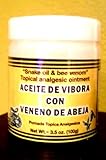 Pomada De Aceite De Vibora Con Veneno De Abeja 3.5 oz.