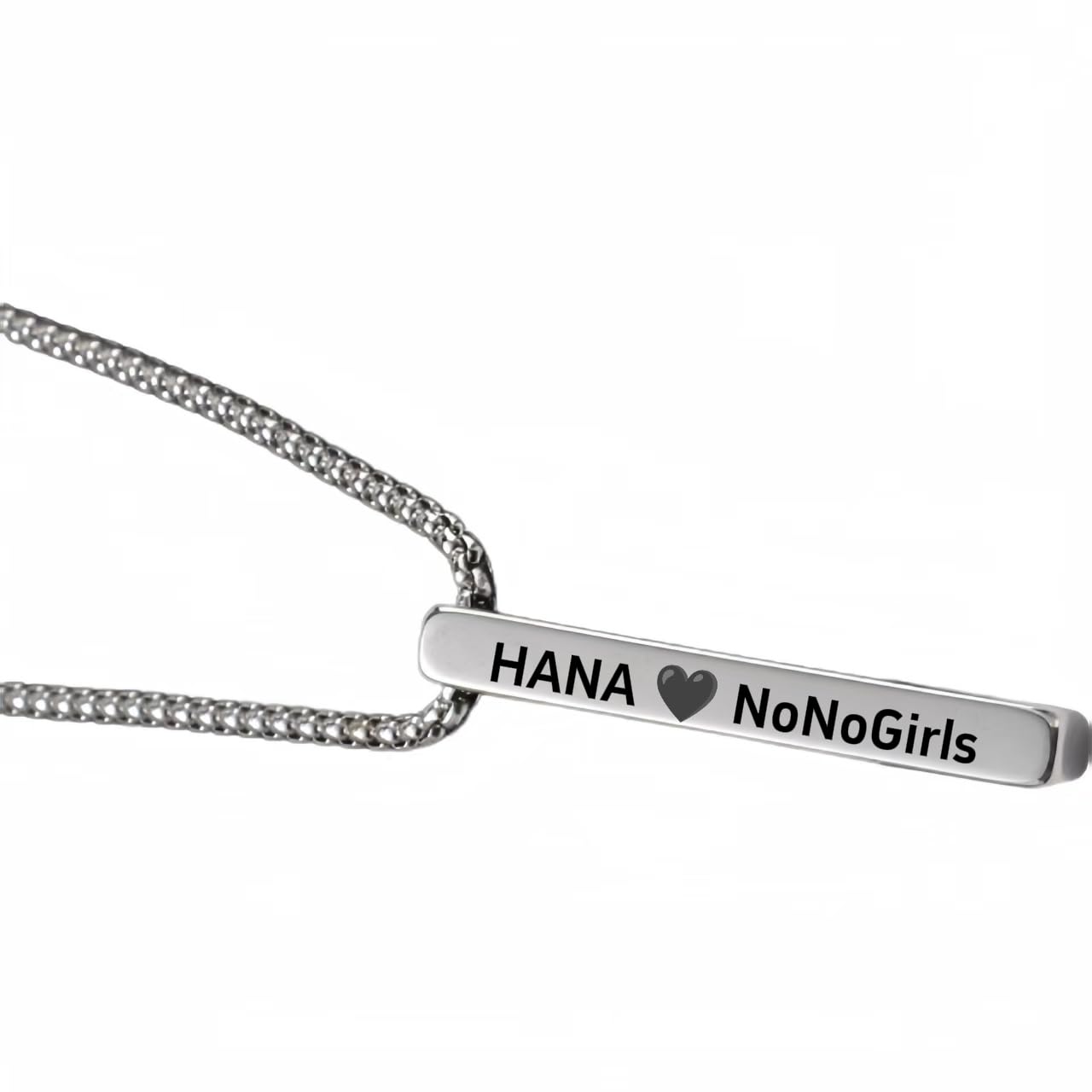 [HVRNT] HANA ネックレス 立体ペンダント ハナ 全員 メンバー 名前 誕生日 ファッション アクセサ コンサート 応援グッズ 男女兼用 nonogirls プレゼント [並行輸入品]