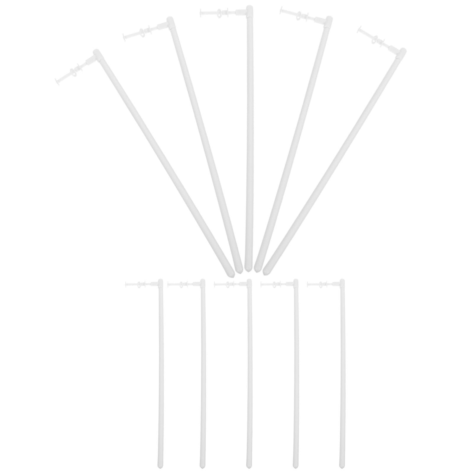 KONTONTY 10Pcs Windmill Making Rods Replacement Poles for Garden and Pinwheels Durable Windmill Rods for Craft Supplies for Adults Windmill Projects