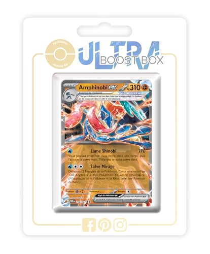 Amphinobi ex 106/167 Téracristal - Ultraboost X Écarlate et Violet 6 Mascarade Crépusculaire - Coffret de 10 Cartes Pokémon Françaises