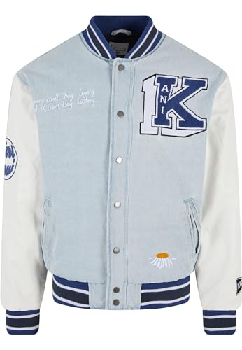 Karl Kani Herren KU231-007-1 KK Retro Patch Block Denim College Jacket...