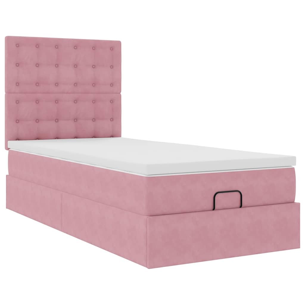 Velluto Premium Con Contenitore Rosa 90x200 cm