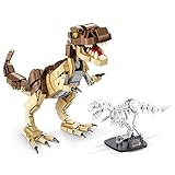 Nueplay 2 in 1 ティラノサウルス 恐竜 ビルディングブロック 恐竜の化石 積み木 ブロック 構築キット 知育学習玩具 子供おもちゃ 男の子 女の子 おもちゃ DIY教育玩具 子どもオモチャ 親子ゲーム おもちゃ 大人の減圧玩具 キッズ 孫 人気 誕生日プレゼント ギフト