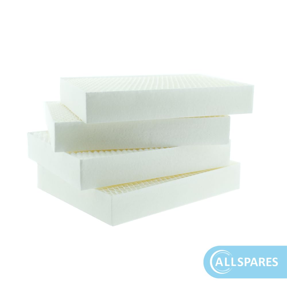 AllSpares Luftfilter (4 St.) Ersatz für Stadler Form Oskar, Oskar Big, Oskar Little, Karl, Karl Big | Antibakterielle Befeuchterfilter SF-O-031 | 220 x 173 x 35 mm