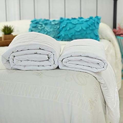 Silk Bedding Direct. Two Premium Mulberry Silk-Filled Duvet Inserts. Summer Plus Spring/Fall Combo. Full, 90" x 80". Enveloping Your Dreams in Pure Mulberry Silk. Cover