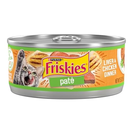 Purina Friskies Wet Cat Food Pate, Liver and Chicken Dinner - (Pack of 24) 5.5 oz. Cans