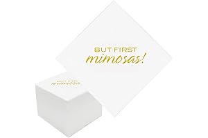 But First Mimosas Cocktail Napkins: Perfect for Your Sparkling Brunch Parties