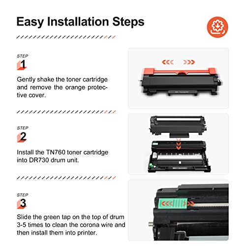 Image of v4ink TN450 TN420 Toner Cartridge 3-Pack High Yield Black Replacement | Compatible for Brother TN-450 TN-420 Toner Cartridge Black for Printer HL-2240d HL-2270dw HL-2280dw MFC-7360n MFC-7860dw