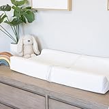 Regalo Baby Basics Non-Slip Infant Changing Pad with Patented Easy-Grip System – Water Resistant Cover, Compatible with Standard Changing Pad Covers and Dressers, Safe and Secure, White