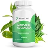 VoomVaya MenoSlim Advanced Menopause Weight Loss for Women - Menopause & Perimenopause Supplements for Women - Estrogen Supplement & Menopause Relief for Hot Flashes, Bloating, Energy - 60 Capsules