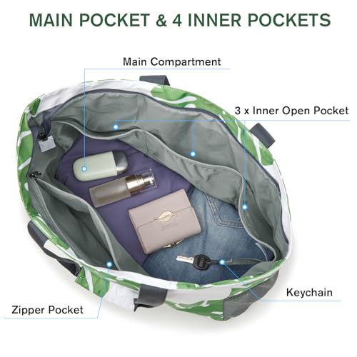 Image of G4Free Beach Bag, Waterproof Sandproof Beach Tote Bag, Large Capacity Foldable for Women