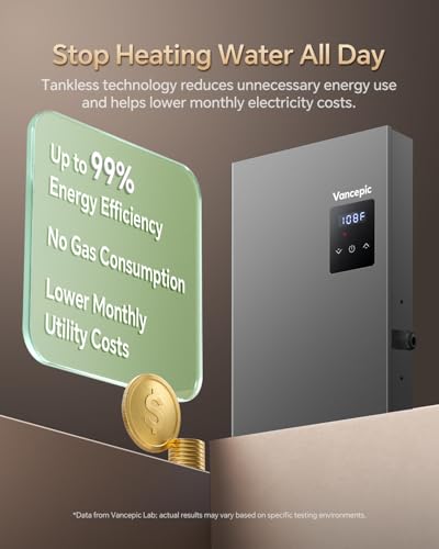 Vancepic 18kW Electric Tankless Water Heater 240V Whole House