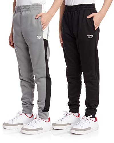 Reebok-Boys-Active-Joggers-2-Pack-Fleece-Athletic-Sweatpants-Size-8-20