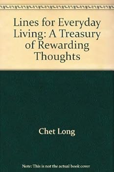 Hardcover Lines for Everyday Living: A Treasury of Rewarding Thoughts Book