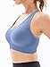 FITTIN Support Sports Bras for Women: Padded 3 Pack Adjustable Crossback Workout Bra for Gym Dance Fitness - Plus Size Full Coverage Comfortable for Cups C-DDD Large Bust Lady