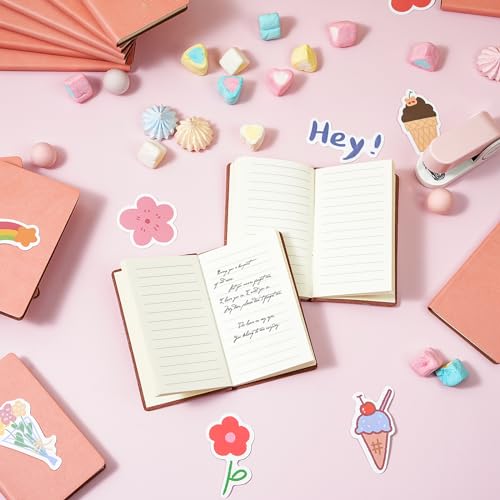 Bloc de notas impermeable contra pérdidas de apuntes mini cuadernos de cuero de bolsillo 7
