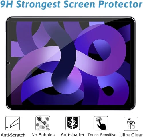 GOZOPO [2-Pack] Screen Protector for iPad Air 2022 (iPad Air 5th Generation), Tempered Glass Film - ipad air 5th/4th Generation (10.9-Inch, 2022/2020 Model) - Image 7