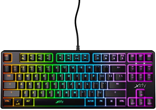 Teclado Gamer K4 RGB Tenkeyless USB-A miniatura 3