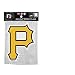 MLB Pittsburgh Pirates Shape Cut Static Decal
