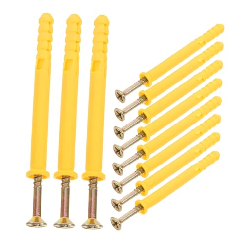 Operitacx 20piezas Combinación De Tornillos De Expansión Para Paneles Plástico Resistentes Anclajes y Tornillos Autorroscantes Para Montaje Pared De Cocina