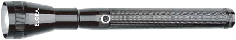 High Power 20W LED Rechargeable Flashlight | 2000 Lumens | 10000mAh Battery | 1.8KM Range Torch | Zoomable Beam | Type-C Charging | Shock Resistant | Long Battery Life – 360 Min Backup